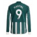 Billige Manchester United Anthony Martial #9 Udebane Fodboldtrøjer 2023-24 Langærmet